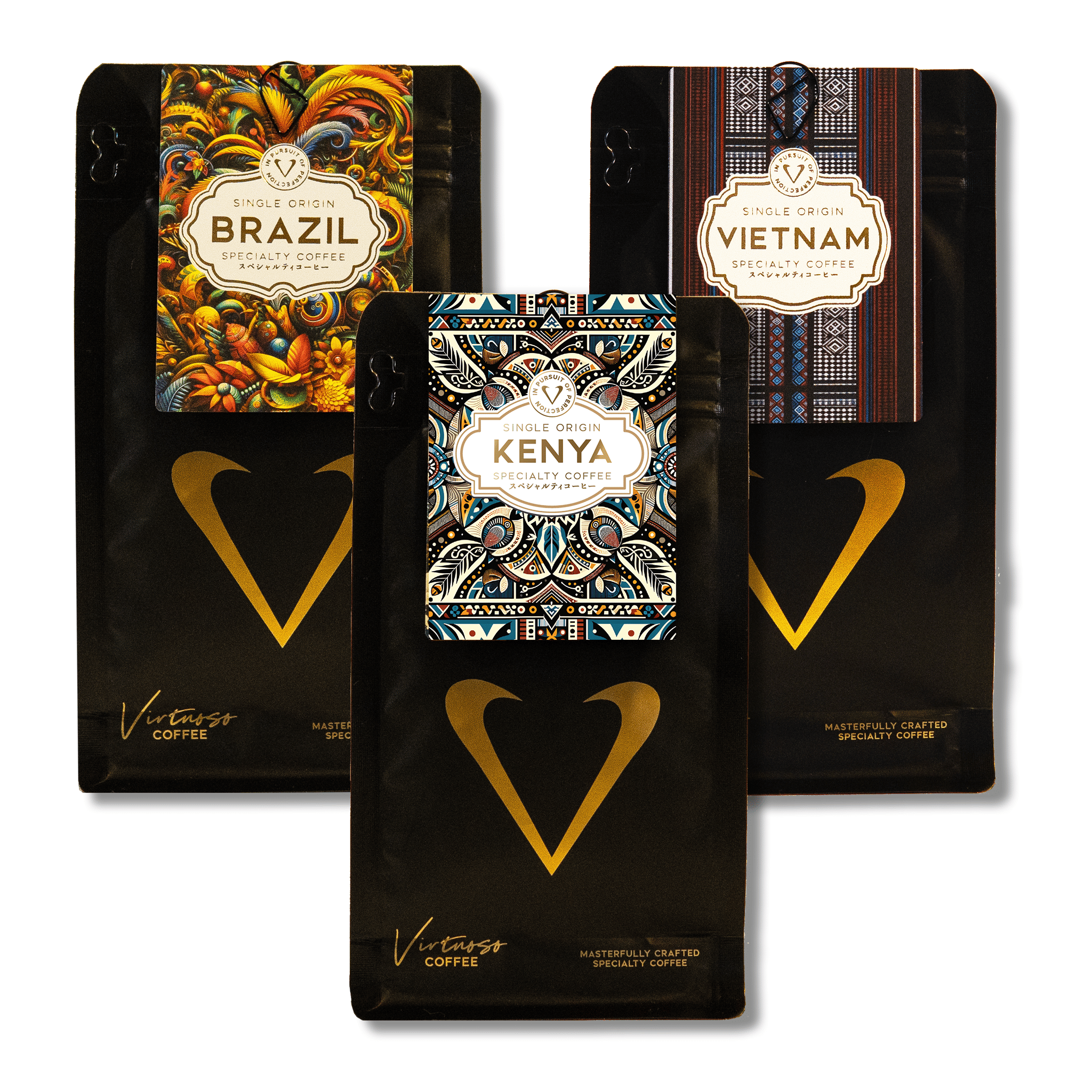 3x 100g] Single Origin Specialty Bundle Set – Virtuoso Coffee