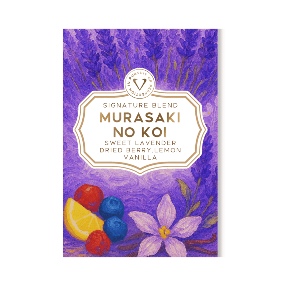 lavender coffee, vanilla coffee, specialty coffee lavender cofermentation, signature coffee blend