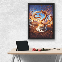 Coffee Dreamworld - High Quality Digital Art