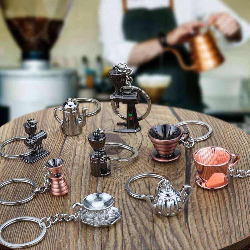 Accessories virtuoso coffee specialty coffee スペシャルティコーヒー 高品質コーヒー Barista-Inspired Coffee Accessory Keychains - For Espresso Lovers