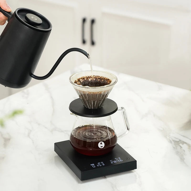 Accessories virtuoso coffee specialty coffee スペシャルティコーヒー 高品質コーヒー TIMEMORE Black Mirror BASIC 2 Precision Coffee Scale with Flow Rate Function and Timer