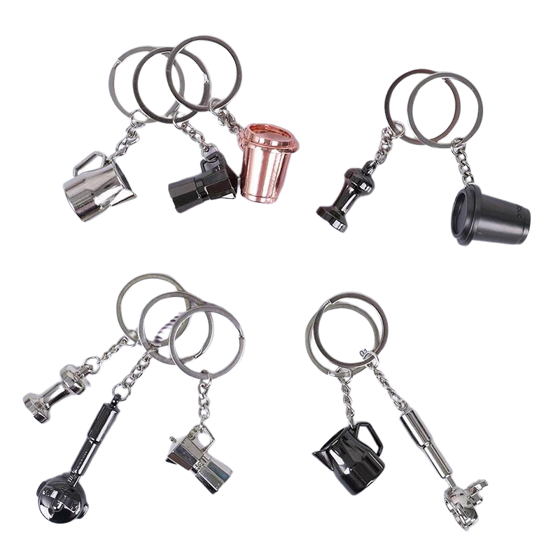 Accessories virtuoso coffee specialty coffee スペシャルティコーヒー 高品質コーヒー Barista-Inspired Coffee Accessory Keychains - For Espresso Lovers