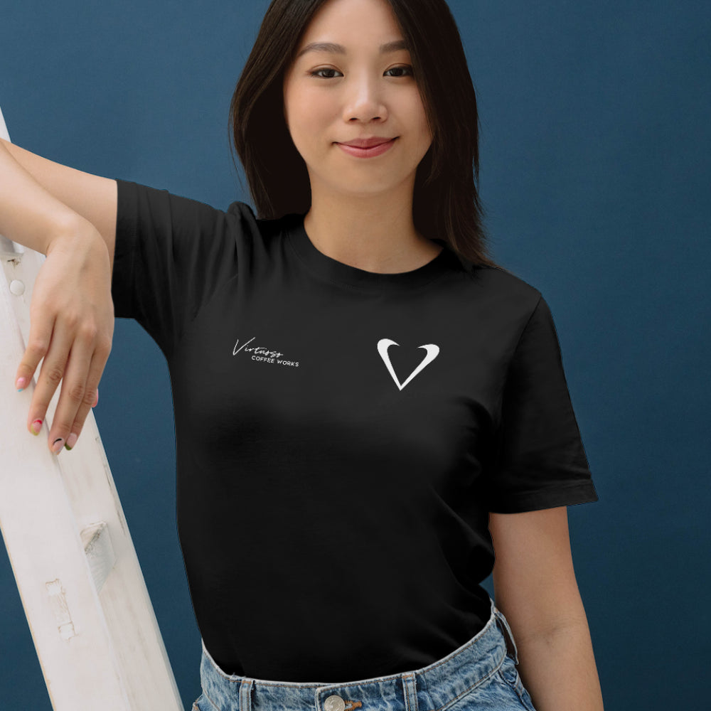 Fashion virtuoso coffee specialty coffee スペシャルティコーヒー 高品質コーヒー Virtuoso Classics Women’s Chic Cotton T-Shirt – Ultimate Comfort & Style