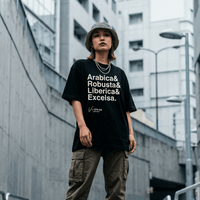 arabica robusta liberica excelsa coffee tshirt