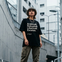 arabica robusta liberica excelsa coffee tshirt