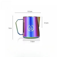 Accessories virtuoso coffee specialty coffee スペシャルティコーヒー 高品質コーヒー Rainbow Coffee Milk Frothing Pitcher: Barista's Choice 350ml