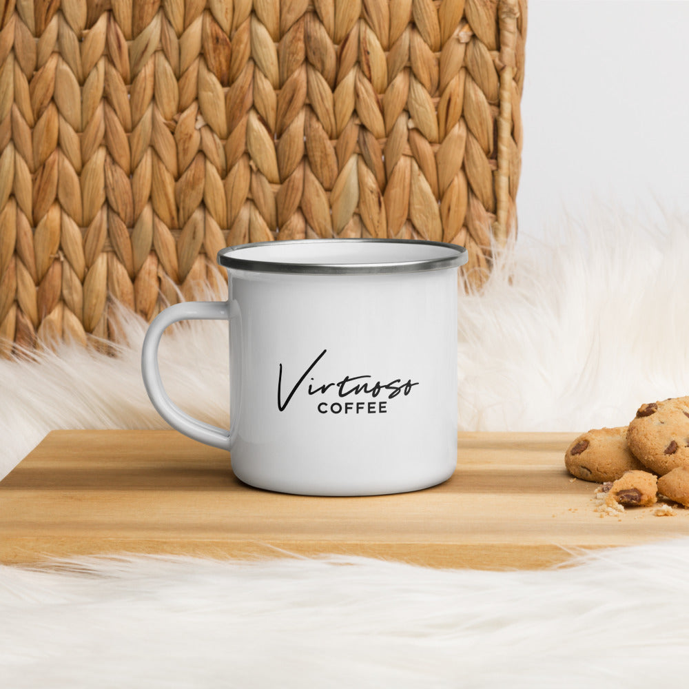 Virtuoso Enamel Camping Mug - Your Durable Outdoor Beverage Buddy