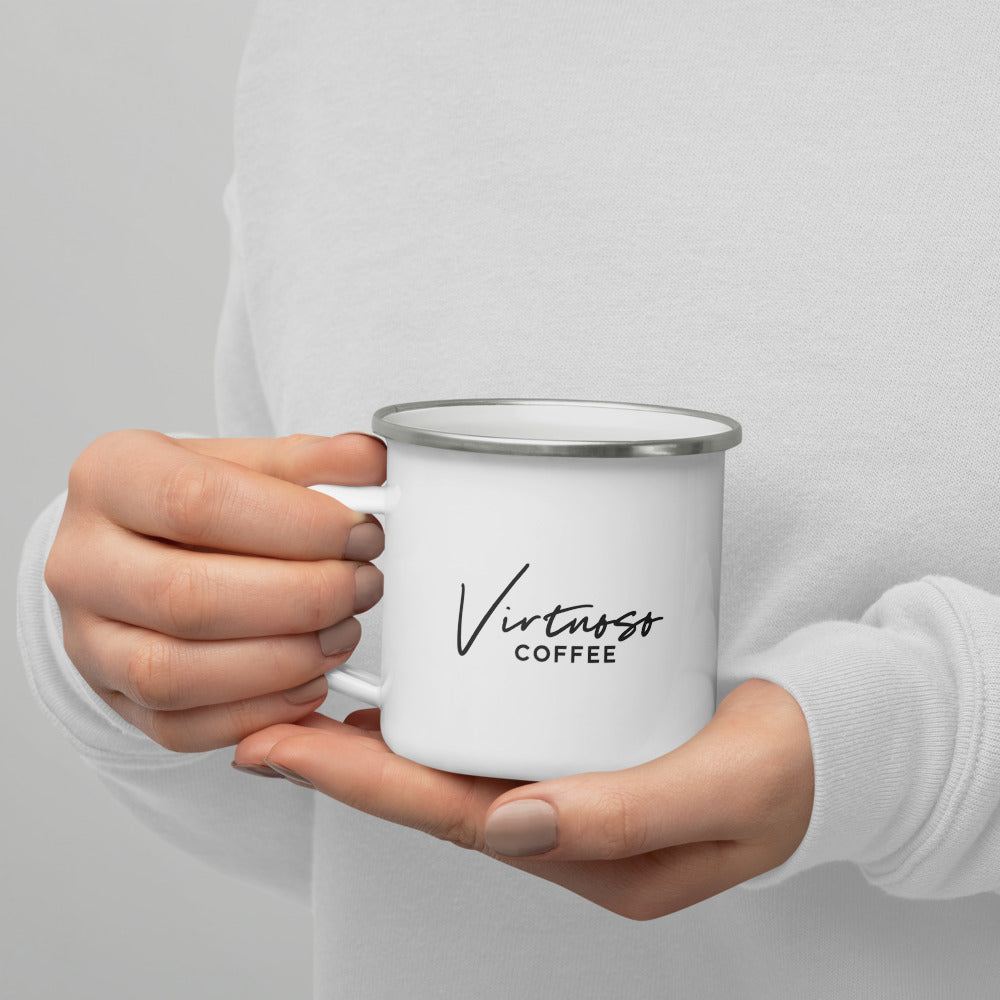 Virtuoso Enamel Camping Mug - Your Durable Outdoor Beverage Buddy