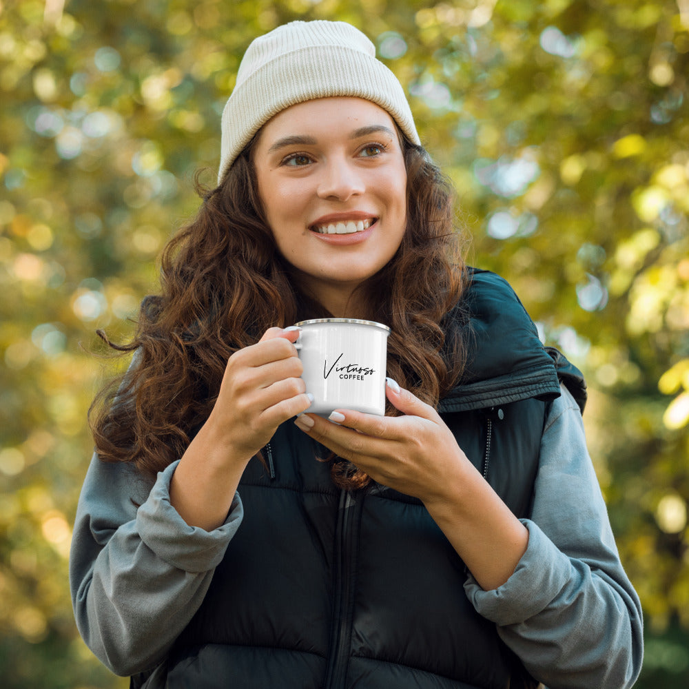 Virtuoso Enamel Camping Mug - Your Durable Outdoor Beverage Buddy