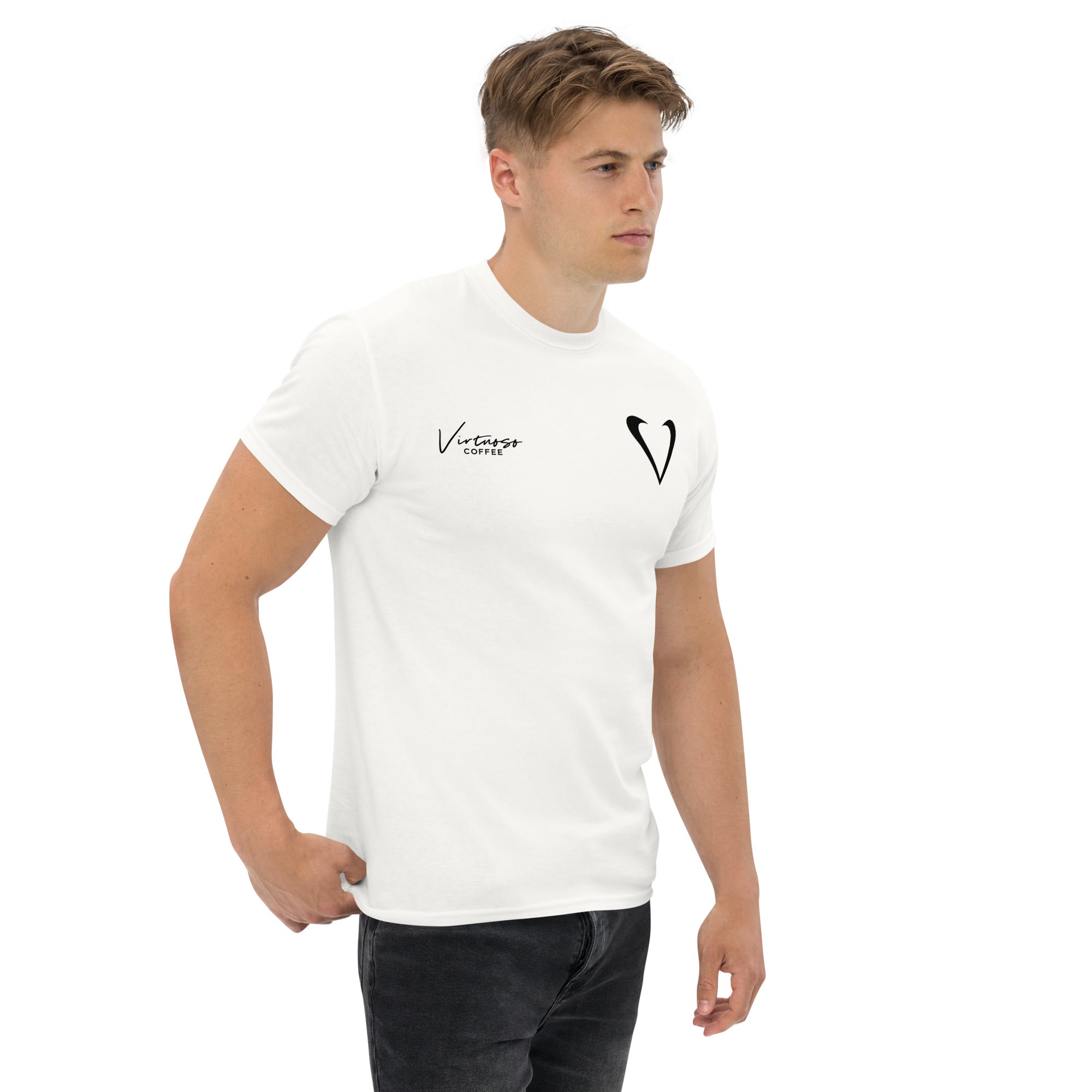 Virtuoso Classics Men's Cotton Tee - Stylish Fit