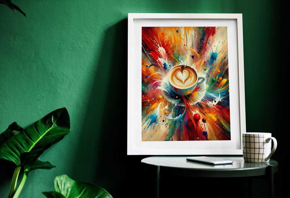 coffee artwork, latte art photo, art for coffee station, artwork for coffee bar, poster for coffee station, coffee poster, coffee poster for cafe, artwork for cafe